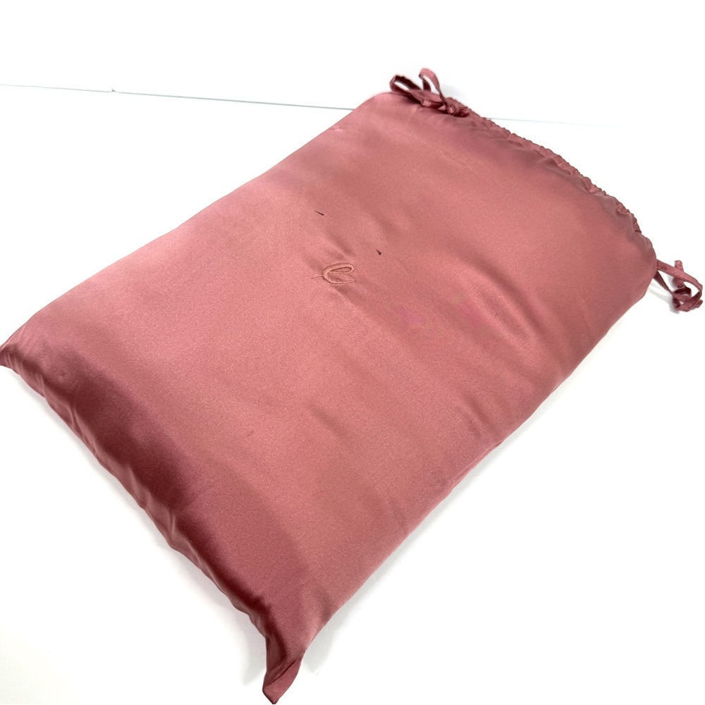 JOHNNY WAS Calme NEW 100% Cashmere Whipstitch Throw Blanket W Dust Bag Rose Pink - Picture 4 of 8